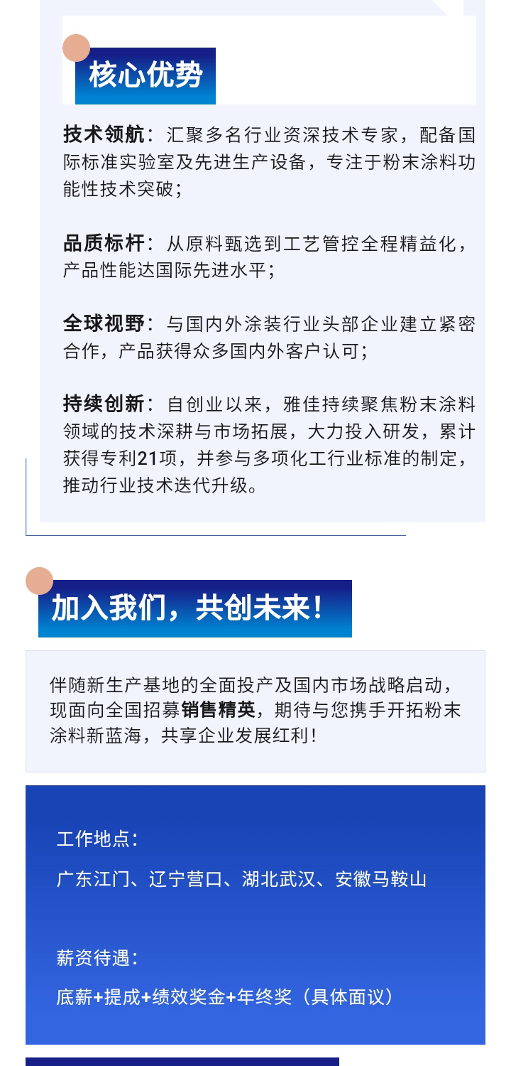 雅佳粉末涂料